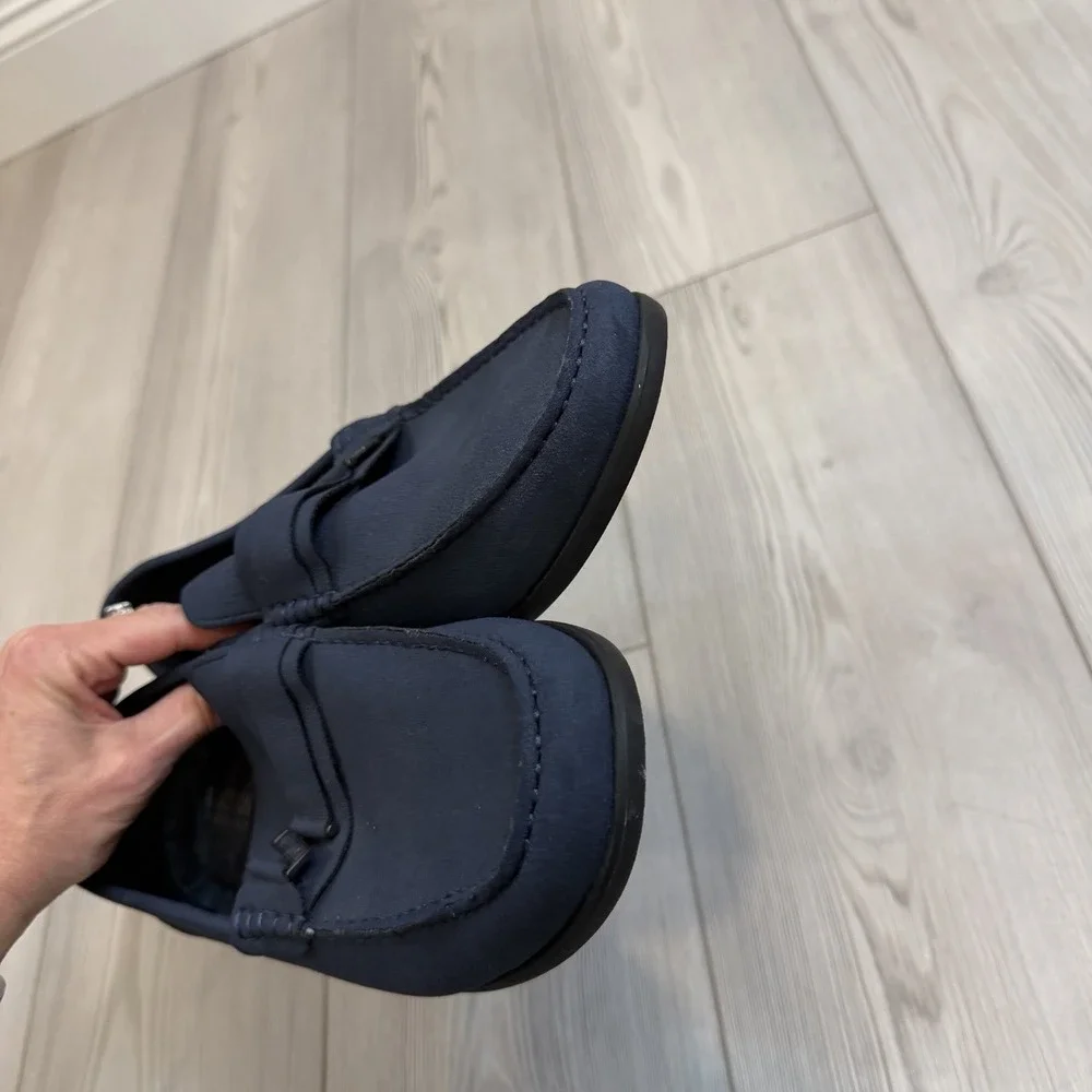 Kenneth Cole Reaction Estate 2.0 Belt Loafer Men's Navy Blue‎ Driving Style 10.5